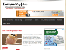 Tablet Screenshot of gourmetsan.com.br